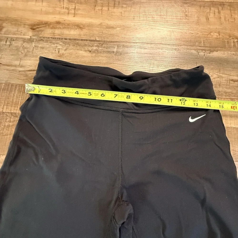 Nike Dri-Fit Women's Running Capri Leggings Size L Black